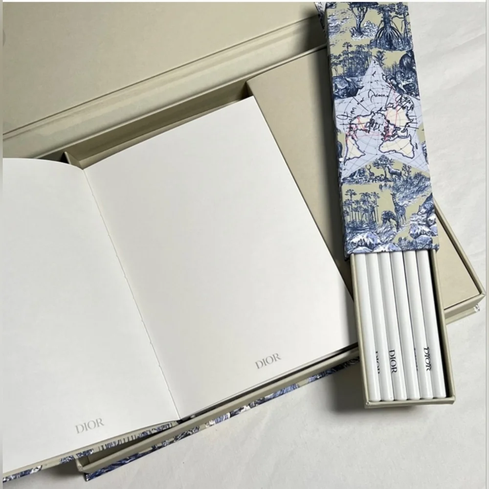 DIOR Around the World Stationary/Notebook Set NWT
